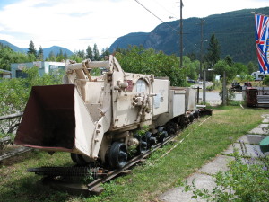 Ore cars on exhibit at Hedley Museum
