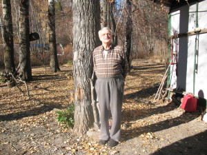 Richard in his back yard near the Similkameen River