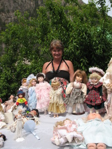 Linda Bell & the doll collection