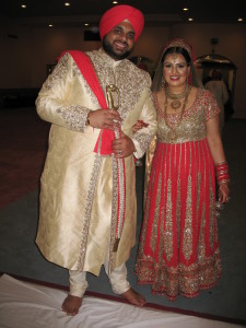 Govind & Nikki, now husband & wife