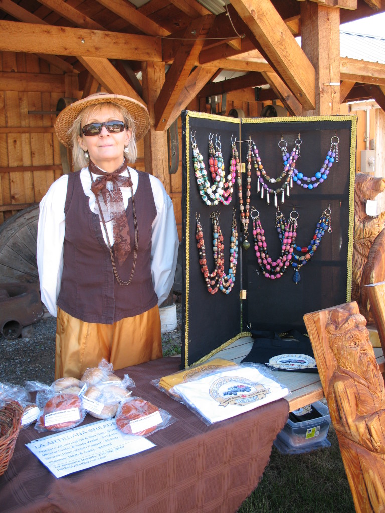 Lydia as a vendor at the Farmers Market & Sunday Fair