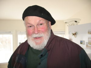 Dave Cursons often wears a beret.